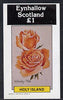 Eynhallow 1982 Roses (Whisky Mac) imperf souvenir sheet (£1 value) unmounted mint