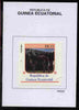 Equatorial Guinea 1976 Horses 15EK Haflinger proof in issued colours mounted on small card - as Michel 809