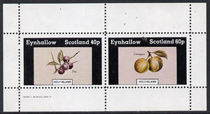 Eynhallow 1982 Fruit (Sloe & Greengage) perf,set of 2 values (40p & 60p) unmounted mint