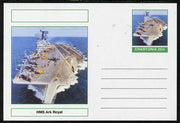 Chartonia (Fantasy) Ships - HMS Ark Royal postal stationery card unused and fine