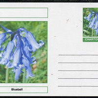 Chartonia (Fantasy) Flowers - Bluebell postal stationery card unused and fine