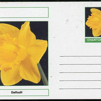 Chartonia (Fantasy) Flowers - Daffodil postal stationery card unused and fine