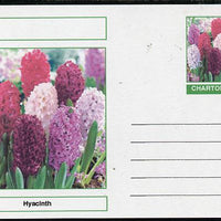 Chartonia (Fantasy) Flowers - Hyacinth postal stationery card unused and fine