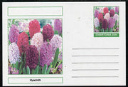 Chartonia (Fantasy) Flowers - Hyacinth postal stationery card unused and fine