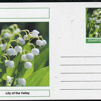Chartonia (Fantasy) Flowers - Lily of the Valley postal stationery card unused and fine
