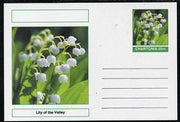 Chartonia (Fantasy) Flowers - Lily of the Valley postal stationery card unused and fine