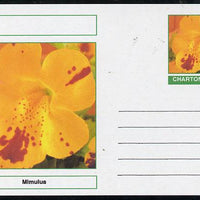 Chartonia (Fantasy) Flowers - Mimulus postal stationery card unused and fine