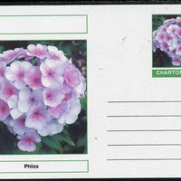 Chartonia (Fantasy) Flowers - Phlox postal stationery card unused and fine
