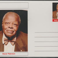 Palatine (Fantasy) Personalities - Oscar Peterson postal stationery card unused and fine