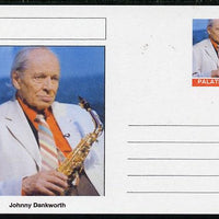 Palatine (Fantasy) Personalities - Johnny Dankworth postal stationery card unused and fine