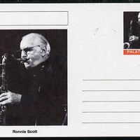 Palatine (Fantasy) Personalities - Ronnie Scott postal stationery card unused and fine