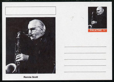 Palatine (Fantasy) Personalities - Ronnie Scott postal stationery card unused and fine