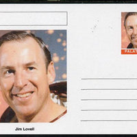 Palatine (Fantasy) Personalities - Jim Lovell (astronaut) postal stationery card unused and fine
