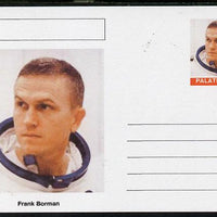 Palatine (Fantasy) Personalities - Frank Borman (astronaut) postal stationery card unused and fine