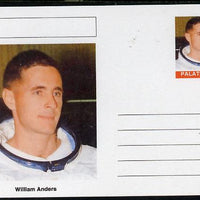 Palatine (Fantasy) Personalities - William Anders (astronaut) postal stationery card unused and fine