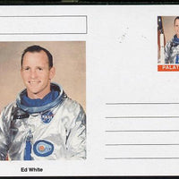 Palatine (Fantasy) Personalities - Ed White (astronaut) postal stationery card unused and fine