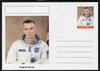 Palatine (Fantasy) Personalities - Eugene Cernan (astronaut) postal stationery card unused and fine