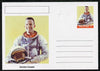 Palatine (Fantasy) Personalities - Gordon Cooper (astronaut) postal stationery card unused and fine