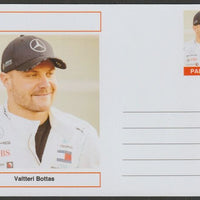 Palatine (Fantasy) Personalities - Valtteri Bottas (F1) glossy postal stationery card unused and fine