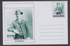 Mayling (Fantasy) Wild West - Bat Masterson glossy postal stationery card unused and fine