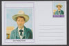 Mayling (Fantasy) Wild West - John Wesley Hardin glossy postal stationery card unused and fine