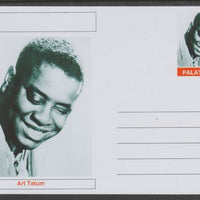 Palatine (Fantasy) Personalities - Art Tatum glossy postal stationery card unused and fine