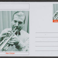 Palatine (Fantasy) Personalities - Ken Colyer glossy postal stationery card unused and fine