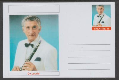 Palatine (Fantasy) Personalities - Cy Laurie glossy postal stationery card unused and fine