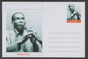 Palatine (Fantasy) Personalities - George Lewis glossy postal stationery card unused and fine