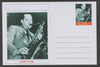 Palatine (Fantasy) Personalities - Lester Young glossy postal stationery card unused and fine