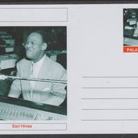 Palatine (Fantasy) Personalities - Earl Hines glossy postal stationery card unused and fine
