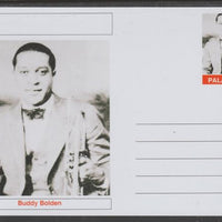 Palatine (Fantasy) Personalities - Buddy Bolden glossy postal stationery card unused and fine