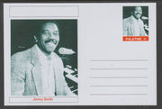 Palatine (Fantasy) Personalities - Jimmy Smith glossy postal stationery card unused and fine