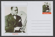 Palatine (Fantasy) Personalities - King Oliver glossy postal stationery card unused and fine