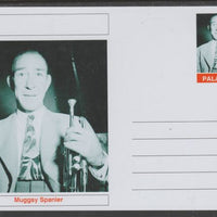 Palatine (Fantasy) Personalities - Muggsy Spanier glossy postal stationery card unused and fine