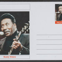 Palatine (Fantasy) Personalities - Muddy Waters glossy postal stationery card unused and fine