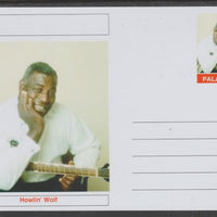 Palatine (Fantasy) Personalities - Howlin' Wolf glossy postal stationery card unused and fine