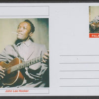 Palatine (Fantasy) Personalities - John Lee Hooker glossy postal stationery card unused and fine