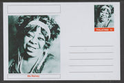 Palatine (Fantasy) Personalities - Ma Rainey glossy postal stationery card unused and fine