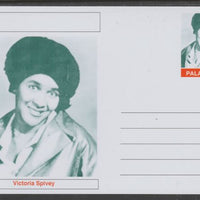 Palatine (Fantasy) Personalities - Victoria Spivey glossy postal stationery card unused and fine
