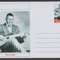Palatine (Fantasy) Personalities - Blind Blake glossy postal stationery card unused and fine