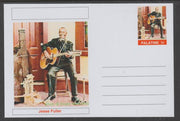 Palatine (Fantasy) Personalities - Jesse Fuller glossy postal stationery card unused and fine