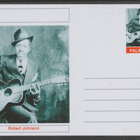 Palatine (Fantasy) Personalities - Robert Johnson glossy postal stationery card unused and fine