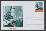 Palatine (Fantasy) Personalities - Robert Johnson glossy postal stationery card unused and fine
