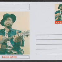 Palatine (Fantasy) Personalities - Brownie McGhee glossy postal stationery card unused and fine