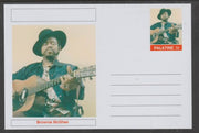 Palatine (Fantasy) Personalities - Brownie McGhee glossy postal stationery card unused and fine