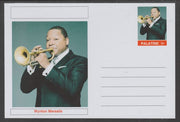 Palatine (Fantasy) Personalities - Wynton Marsalis glossy postal stationery card unused and fine