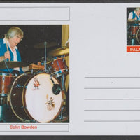 Palatine (Fantasy) Personalities - Colin Bowden glossy postal stationery card unused and fine