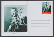 Palatine (Fantasy) Personalities - Kid Ory glossy postal stationery card unused and fine