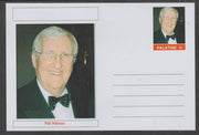 Palatine (Fantasy) Personalities - Pat Halcox glossy postal stationery card unused and fine